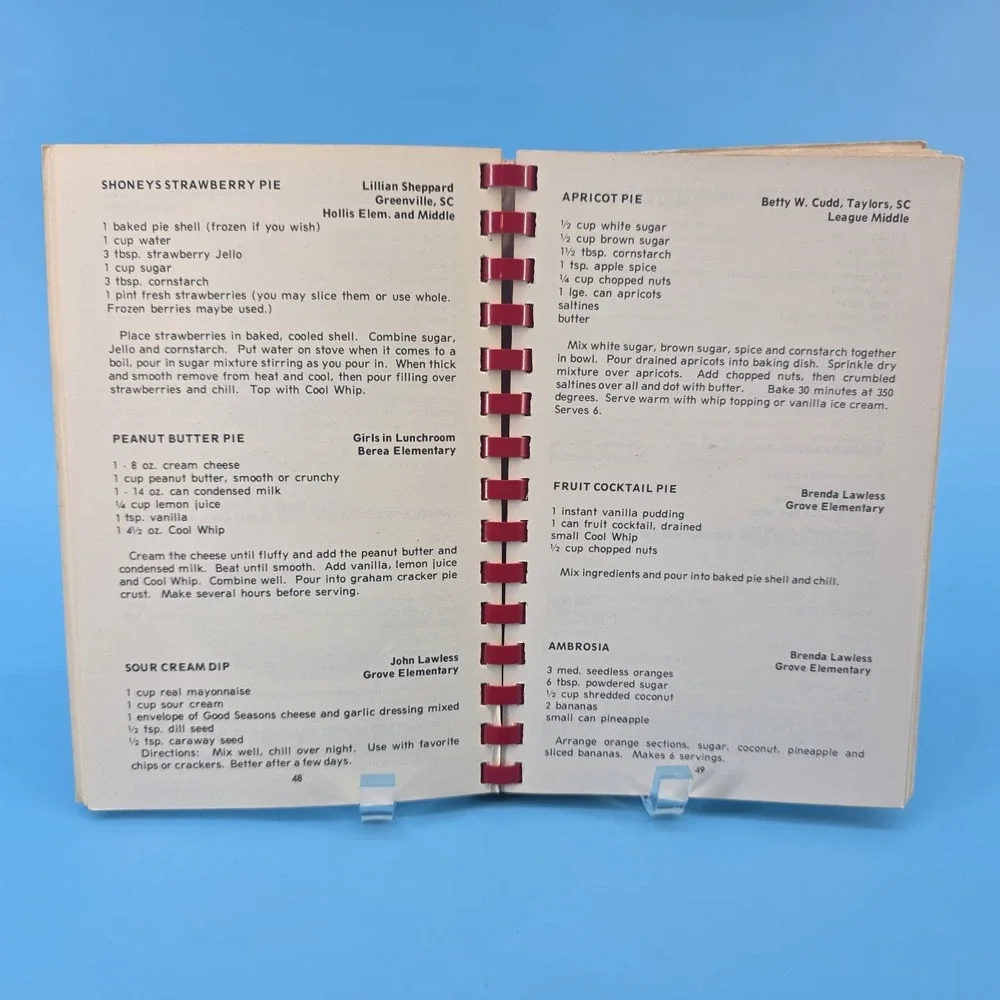 Greenville‎ County School Food Service Association Cookbook (South Carolina)
